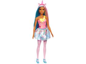 Boneca Barbie Dreamtopia Unicórnio Chifre Rosa