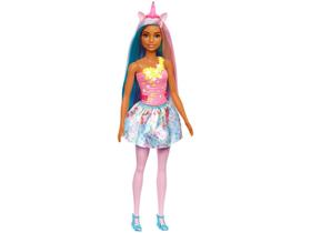 Boneca Barbie Dreamtopia Unicórnio Chifre Rosa - Mattel