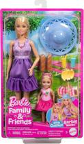 Boneca Barbie E Chelsea Family Malibu Piquenique Mattel