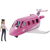 Boneca Barbie E Jatinho de Aventuras GJB33 Mattel