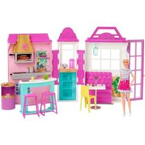 Boneca Barbie e Restaurante Cook N Grill com + de 25 Acessórios Mattel HBB91 Boneca Barbie e Restaurante Cook N Grill com + de 25 Acessórios Mattel HBB91