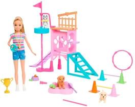 Boneca Barbie E Stacie Ao Resgate Treinadora De Cachorro