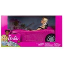 Boneca Barbie e Veículo Carro Conversível com Boneca Mattel Boneca Barbie e Veículo Carro Conversível com Boneca Mattel