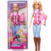 Boneca Barbie Equitação Great Horse Chase Malibu 3+ Mattel