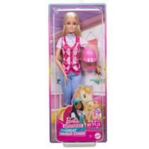Boneca barbie equitação que anda a cavalo com roupa original Mattel
