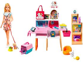 Boneca Barbie Estate Pet Shop com Acessórios - Mattel