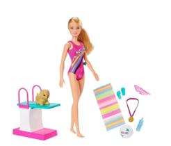 Boneca Barbie Explorar E Descobrir Nadadora - GHK23 - Mattel