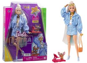 Boneca Barbie Extra c/ Pet e Acessórios - Mattel