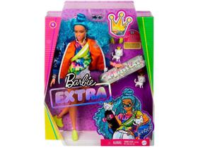 Boneca Barbie Extra Cabelo Azul - Com Acessórios Mattel