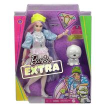 Boneca Barbie Extra Cabelo Duas Cores Com Pets - Mattel