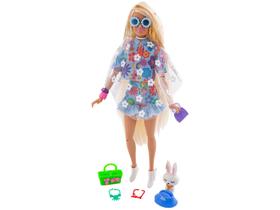 Boneca Barbie Extra Conjunto de Flores - com Acessórios Mattel