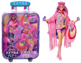 Boneca Barbie Extra Fly Tema do Deserto Rosa - Mattel