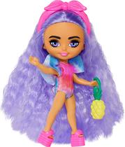 Boneca Barbie Extra Mini Minis Travel com cabelo lavanda