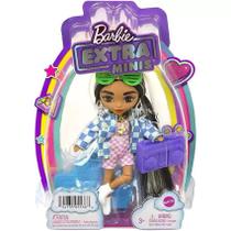 Boneca Barbie Extra Minis Jaqueta Xadrez - Mattel