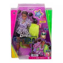 Boneca Barbie Extra Negra com Animal de Estimação 7 GRN27 GXF10 - Mattel