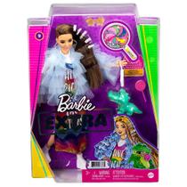 Boneca Barbie Extra - Vestido de Arco-Íris - Mattel