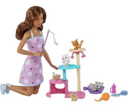 Boneca Barbie Family Conjunto Condominio De Gatinhos Mattel