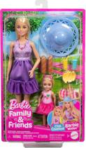 Boneca Barbie Family & Friends Conjunto Piquenique Mattel JBF43 Boneca Barbie Family & Friends Conjunto Piquenique Mattel JBF43