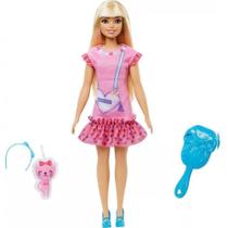 Boneca Barbie Family Minha 1 Barbie Mattel Loira Hll18