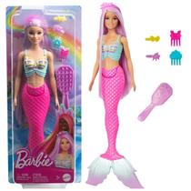 Boneca Barbie Fantasia Sereia Articulada Cabelo Longo C/ Acessórios - Mattel