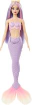 Boneca Barbie Fantasia Sereia com Cabelo Lilás HRR06 - Mattel (40848)