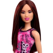 Boneca Barbie Fantasy Fashion Original Mattel 30cm com Vestido Rosa Removível