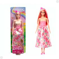Boneca Barbie Fantasy Vestido Rosa Bege HRR07 - Mattel Boneca Barbie Fantasy Vestido Rosa Bege HRR07 - Mattel