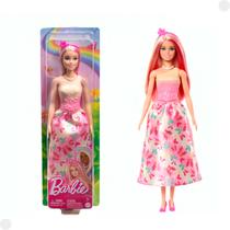 Boneca Barbie Fantasy Vestido Rosa Bege HRR07 - Mattel Boneca Barbie Fantasy Vestido Rosa Bege HRR07 - Mattel