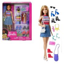 Boneca Barbie Fashion Acessórios Coloridos Mattel Original