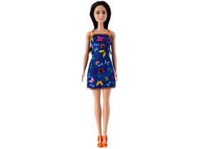 Boneca Barbie Fashion Básica Vestido Borboletas HBV05 Mattel Boneca Barbie Fashion Básica Vestido Borboletas HBV05 Mattel