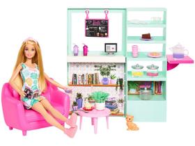 Boneca Barbie Fashion Beauty Loja de Chá - com Acessórios Mattel