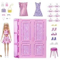 Boneca Barbie Fashion Closet dos Sonhos com Acessórios Mattel