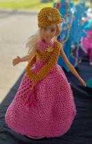 Boneca Barbie Fashion com vestido da Barbie