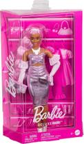 Boneca Barbie Fashion Deluxe Vestido Metálico Mattel HYV25