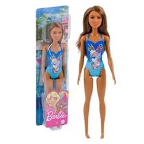 Boneca Barbie Fashion Praiana Morena Maio Azul Mattel