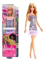 Boneca Barbie Fashion Vestido Glitter Mattel