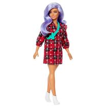 Boneca Barbie Fashionista 157 Vestido Xadrez Cowgirl Fbr37