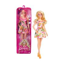 Boneca Barbie Fashionista 181 Loira Vestido Tropical Oculos