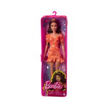 Boneca Barbie Fashionista 182 Vestido Floral e Tiara Dourada HBV16 - Mattel