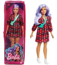 Boneca Barbie Fashionista Cabelo Lilás 157 Grb49 Mattel