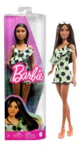 Boneca Barbie Fashionista Morena Alta Mattel Original 2023 Boneca Barbie Fashionista Morena Alta Mattel Original 2023
