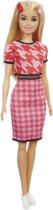 Boneca Barbie Fashionistas 169 Loira Vestido Pied De Poule GRB59 - Mattel (38304) Boneca Barbie Fashionistas 169 Loira Vestido Pied De Poule GRB59 - Mattel (38304)