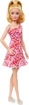 Boneca Barbie Fashionistas 205 Loira Vestido Floral Mattel