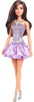 Boneca Barbie Fashionistas 234 - Vestido Roxo e Cabelo Castanho Boneca Barbie Fashionistas 234 - Vestido Roxo e Cabelo Castanho
