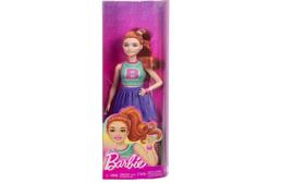 Boneca Barbie Fashionistas HYT90 Blusa De Malha E Saia Roxa Mattel Boneca Barbie Fashionistas HYT90 Blusa De Malha E Saia Roxa Mattel