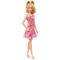 Boneca Barbie Fashionistas Vestido de Flor Vermelha 205 FBR37 HJT02 - Mattel
