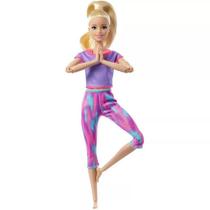 Boneca Barbie Feita Para Mexer Made To Move Loira Mattel