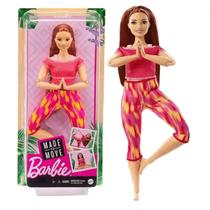 Boneca Barbie Feita para Mexer Made To Move Ruiva