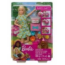 Boneca Barbie Festa Do Filhote Com Cachorrinho Gxv75