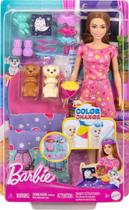 Boneca Barbie Festa Do Pijama Com Cachorrinhos Mattel Boneca Barbie Festa Do Pijama Com Cachorrinhos Mattel